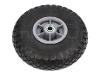 RODA PU 10" 3,00-4 ROLAMENTO METÁLICO 150KG - foto 2