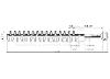 HEDGE TRIMMER COMB INSIDE E OUTTSIDE 670MM ADAPTÁVEL A STIHL HS45 ... - foto 2