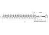 HEDGE TRIMMER COMB INSIDE E OUTTSIDE 820MM ADAPTÁVEL A STIHL HS45 ... - foto 2