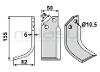 LÂMINA MOTOR LÂMINA 155x6x82 DRCH- BERTOLINI S315 - foto 2