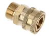 CONECTOR DA MANGUEIRA DE LAVAGEM DE PRESSÃO 3/8" FÊMEA - 22MM MACHO - 3/8" FÊMEA - 22MM MACHO