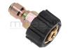 CONECTOR DA MANGUEIRA DE LAVAGEM DE PRESSÃO 22MM FÊMEA - ENGATE RÁPIDO 3/8" MACHO
