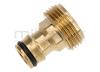 CONECTOR DE MANGUEIRA DE LATÃO PARA TORNEIRA MACHO DE 3/4" - FICHA DE LIBERTAÇÃO RÁPIDA