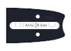 ESPADA ANOVA LAMINADA POULAN ZENOAH 18" - 3/8BP - .050 1,3mm - 64E - foto 2