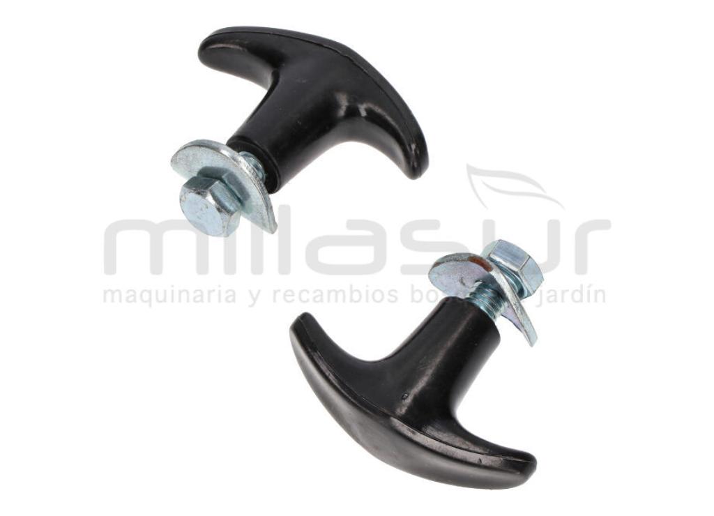 CONJUNTO DE 2 PARAFUSOS DO GUIADOR COM PORCA MTD - foto 3