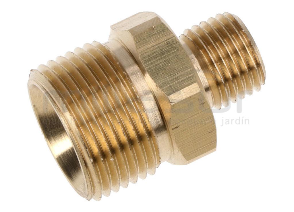 MANGUEIRA DE LIGAÇÃO DA MANGUEIRA DE LAVAGEM DA PRESSÃO 22MM MACHO - 1/4" MACHO - foto 1