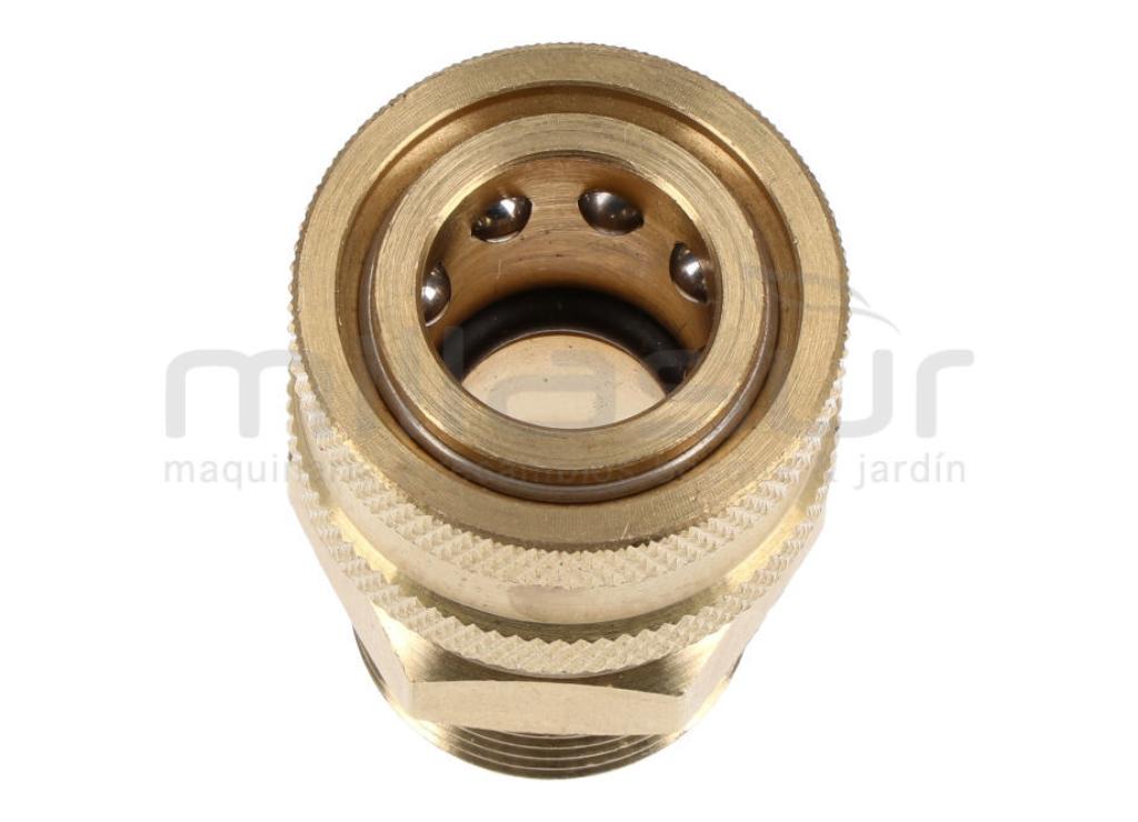 CONECTOR DA MANGUEIRA DE LAVAGEM DE PRESSÃO 3/8" FÊMEA - 22MM MACHO - 3/8" FÊMEA - 22MM MACHO - foto 2