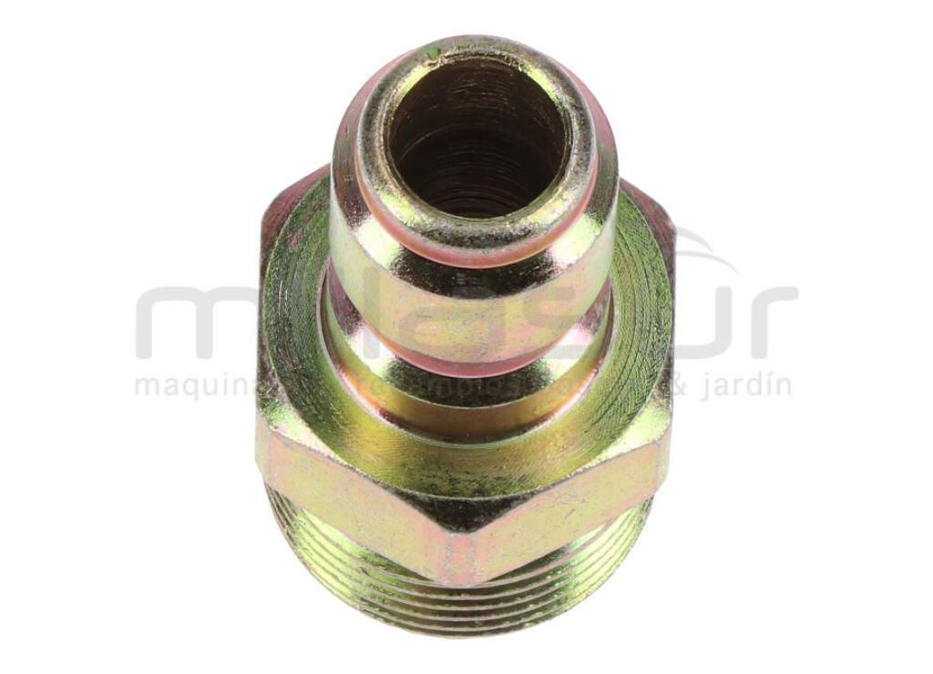 CONECTOR DA MANGUEIRA DE LAVAGEM DE PRESSÃO 3/8" MACHO DE LIBERTAÇÃO RÁPIDA - 22MM MACHO - foto 2