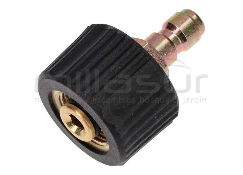 CONECTOR DA MANGUEIRA DE LAVAGEM DE PRESSÃO 22MM FÊMEA - ACOPLADOR RÁPIDO MACHO DE 1/4 - foto 1