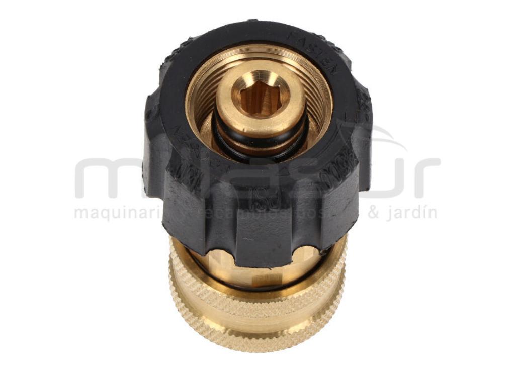 CONECTOR DA MANGUEIRA DE LAVAGEM DE PRESSÃO 22MM FÊMEA - ACOPLADOR RÁPIDO 3/8" FÊMEA - foto 2