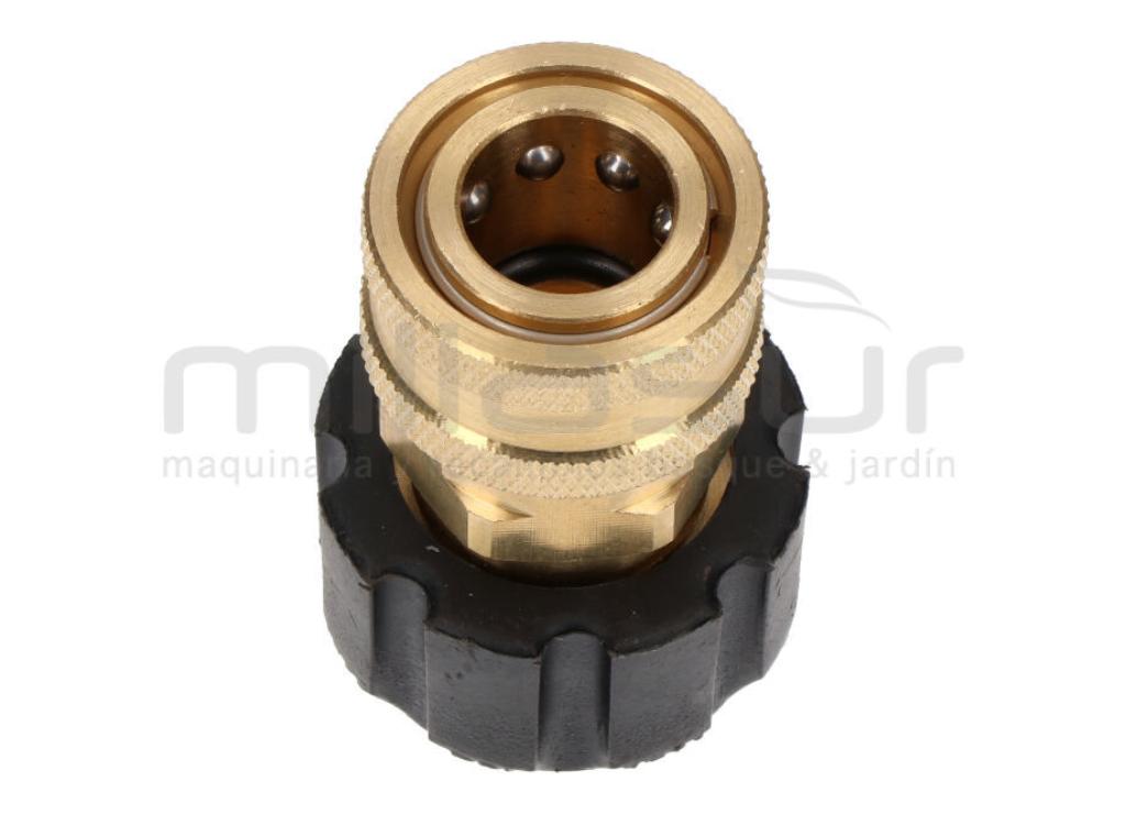 CONECTOR DA MANGUEIRA DE LAVAGEM DE PRESSÃO 22MM FÊMEA - ACOPLADOR RÁPIDO 3/8" FÊMEA - foto 3