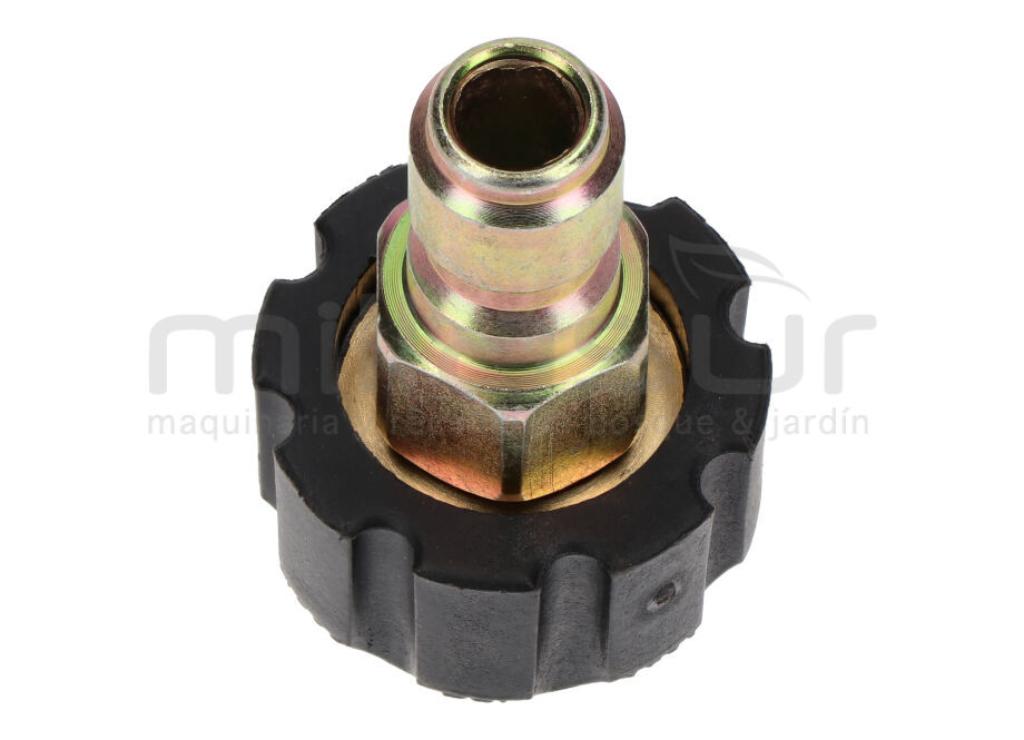 CONECTOR DA MANGUEIRA DE LAVAGEM DE PRESSÃO 22MM FÊMEA - ENGATE RÁPIDO 3/8" MACHO - foto 2