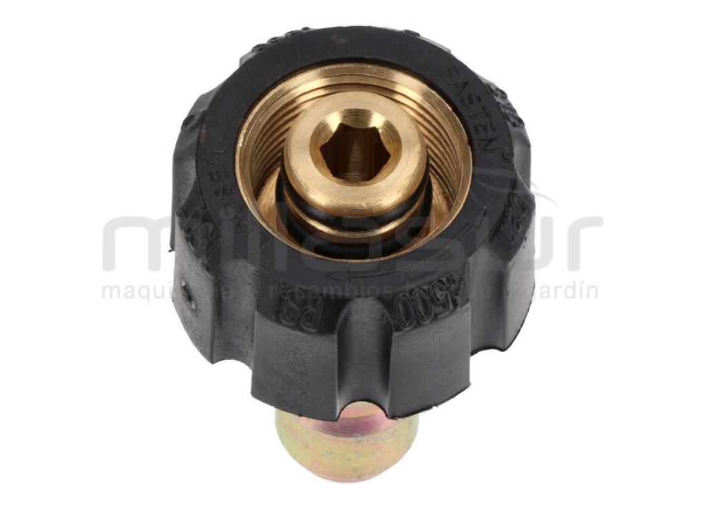 CONECTOR DA MANGUEIRA DE LAVAGEM DE PRESSÃO 22MM FÊMEA - ENGATE RÁPIDO 3/8" MACHO - foto 3
