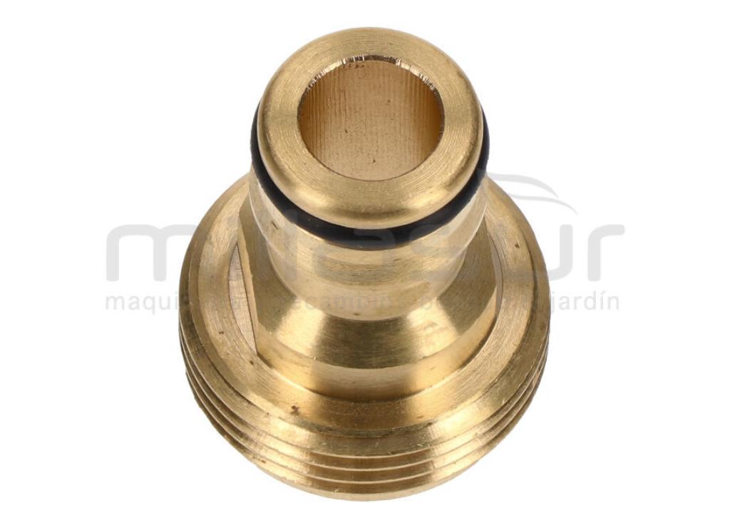 CONECTOR DE MANGUEIRA DE LATÃO PARA TORNEIRA MACHO DE 3/4" - FICHA DE LIBERTAÇÃO RÁPIDA - foto 2