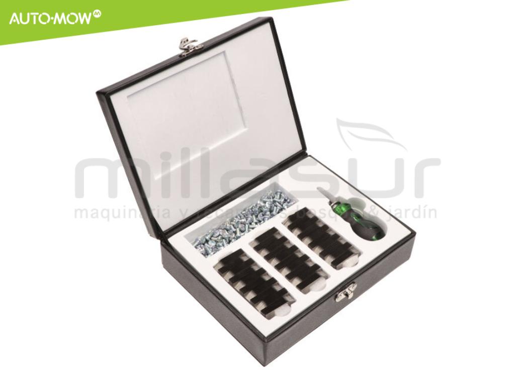 SET 300 LÂMINAS DE DURAÇÃO EXTREME 0,75mm COM ROTAS DE CORTE RODOVIÁRIO HUSQVARNA - foto 1