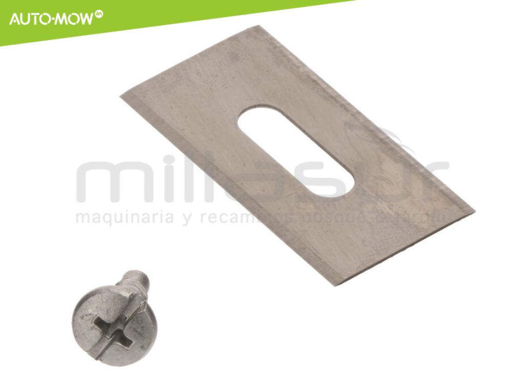 CONJUNTO DE 9 LÂMINAS PARA SERVIÇO PESADO C/ ROBÔ CORTADOR DE PARAFUSOS. HUSQVARNA - foto 1