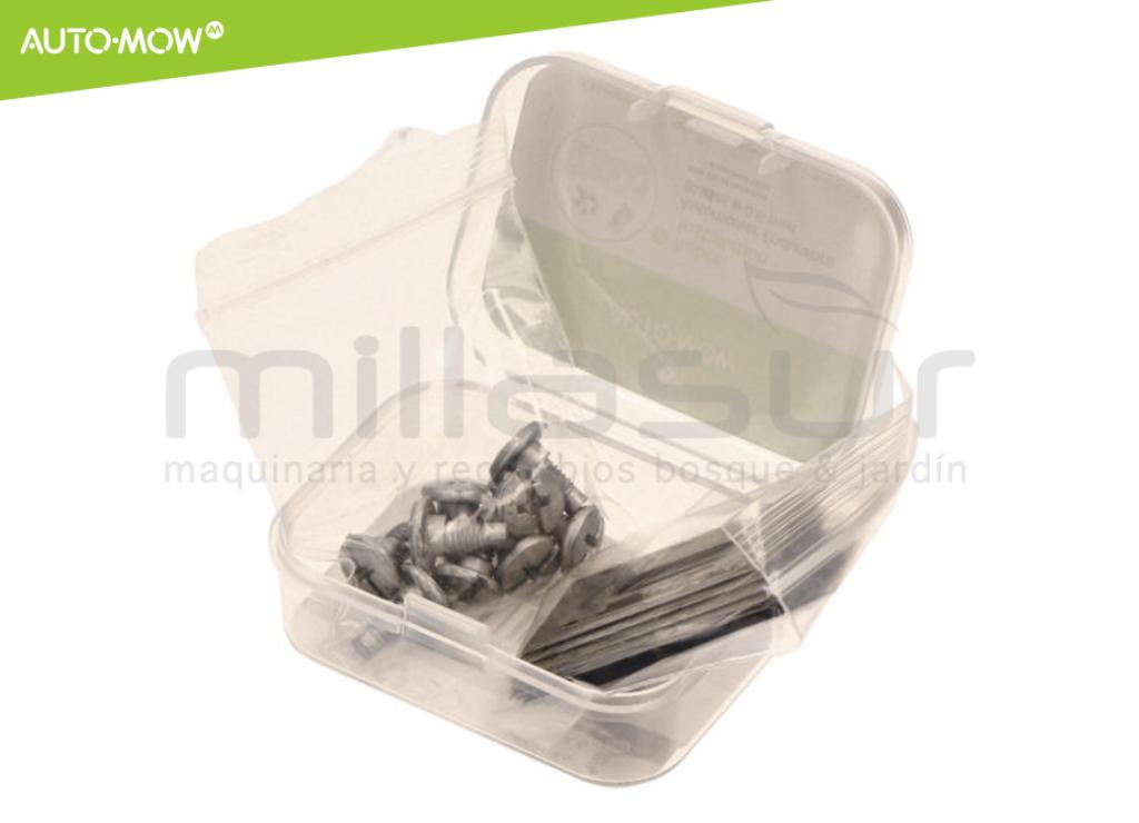 CONJUNTO DE 9 LÂMINAS PARA SERVIÇO PESADO C/ ROBÔ CORTADOR DE PARAFUSOS. HUSQVARNA - foto 2