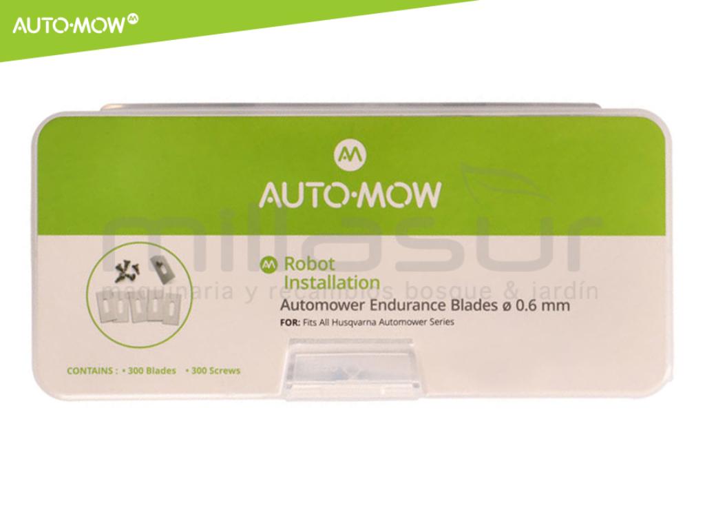 DEFINIR 300 LÂMINAS DE ALTA RESISTÊNCIA C/ ROBÔ CORTADOR DE PARAFUSOS. HUSQVARNA - foto 1