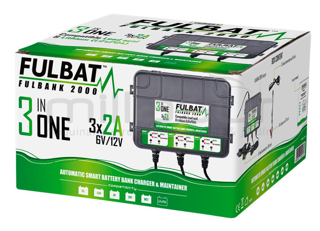 CARGADOR DE BATERIAS 3 EN 1 - FULLBANK 2000 - foto 5