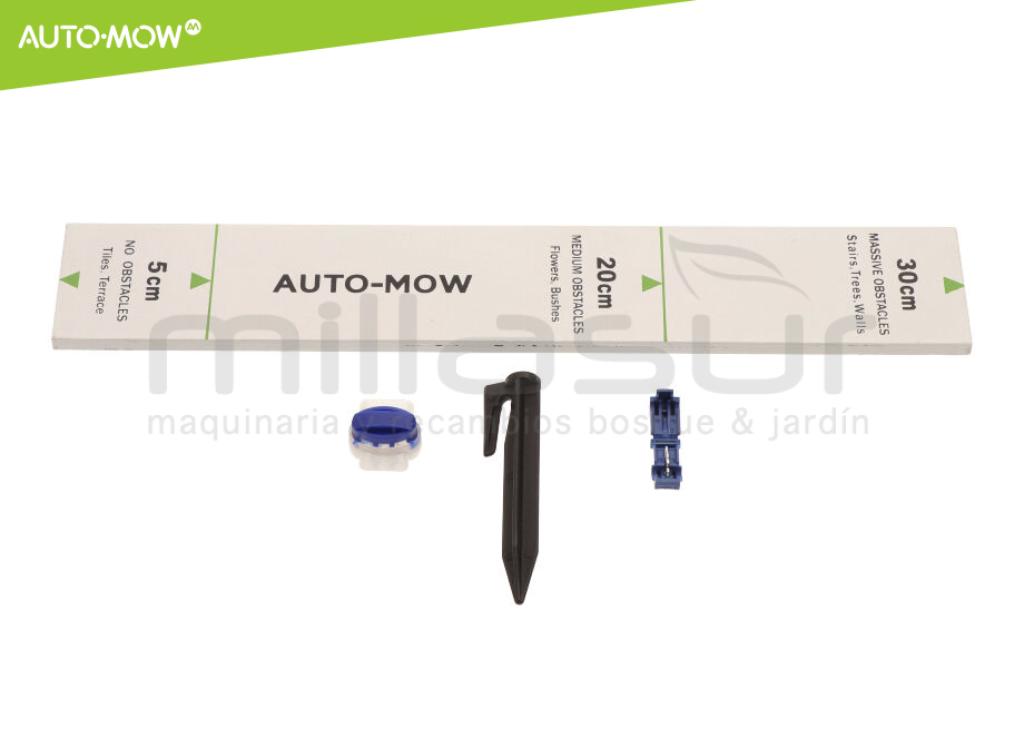 KIT DE INSTALAÇÃO DE CABOS PERIMETRAIS DE CORTADOR DE RELVA ROBOTIZADO DE CORTE AUTOMÁTICO 150M - foto 1
