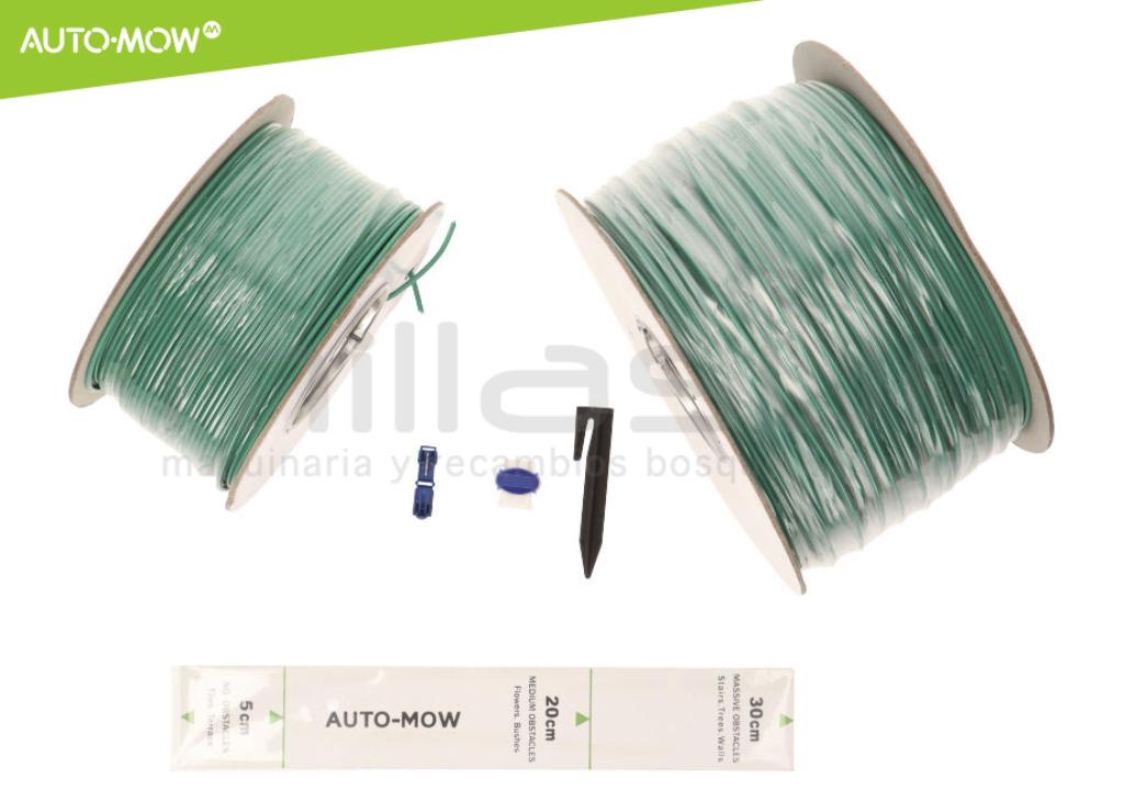 KIT DE INSTALAÇÃO DE CABOS PERIMETRAIS PARA CORTADOR DE ROBÔS. AUTO-MOW 400m - foto 1