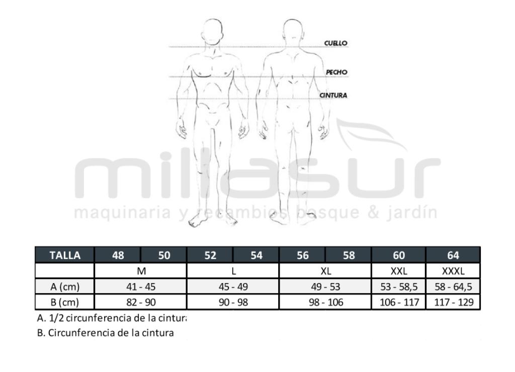 BABETE E CINTA ECO CLASSE 1 TIPO C RESISTENTE AO CORTE - TAMANHO 58 (XL) - foto 2