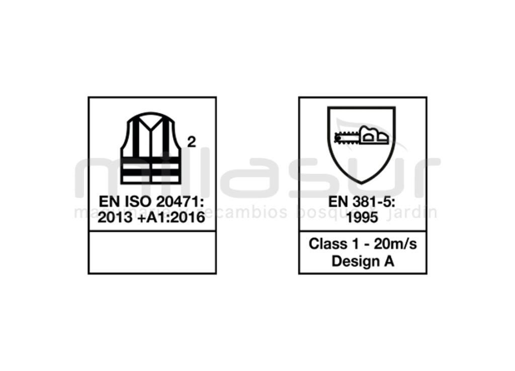 CALÇAS ANTI-CORTE CLASSE 1 ALTA VISIBILIDADE - TAMANHO XXL - foto 4