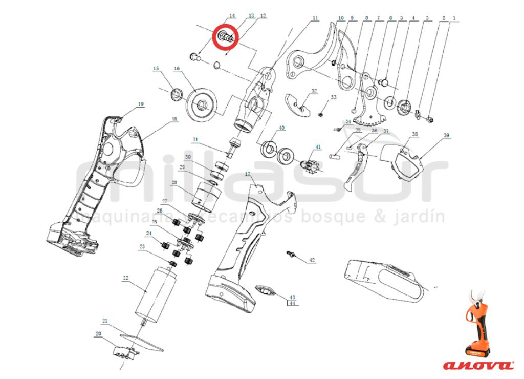 TORNILLO SUJECCION CUCHILLAS TPB3003 (13) - foto 3