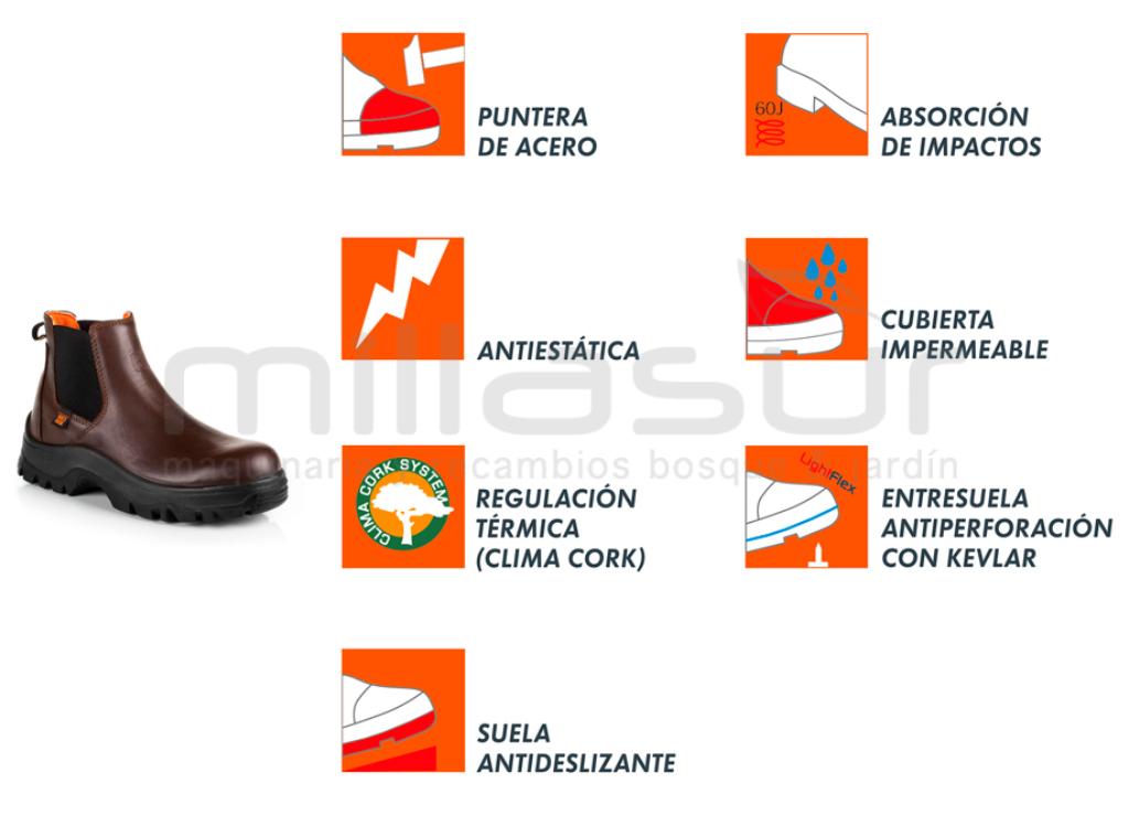 Bota protección piel Denver - foto 1