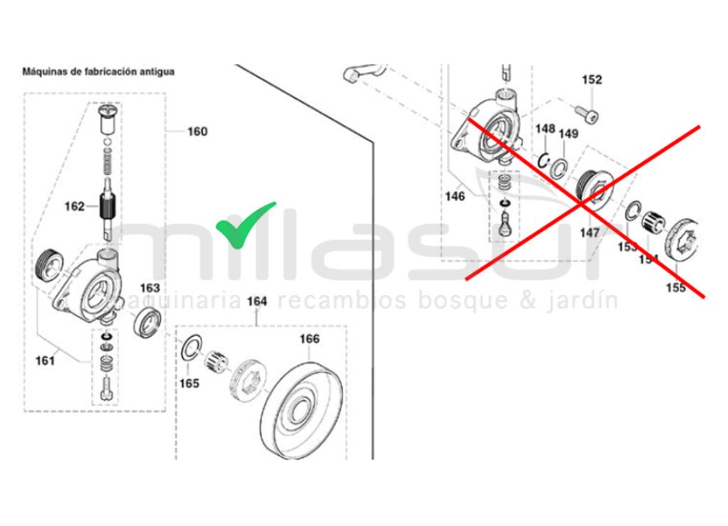 CLUTCH BELL REPLACEMENT PINION CLUTCH .325 DOLMAR 109... - foto 2