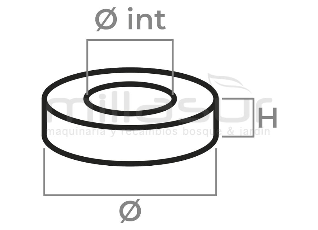 CRANKSHAFT SEALS HUSQVARNA 435, 440 - foto 1
