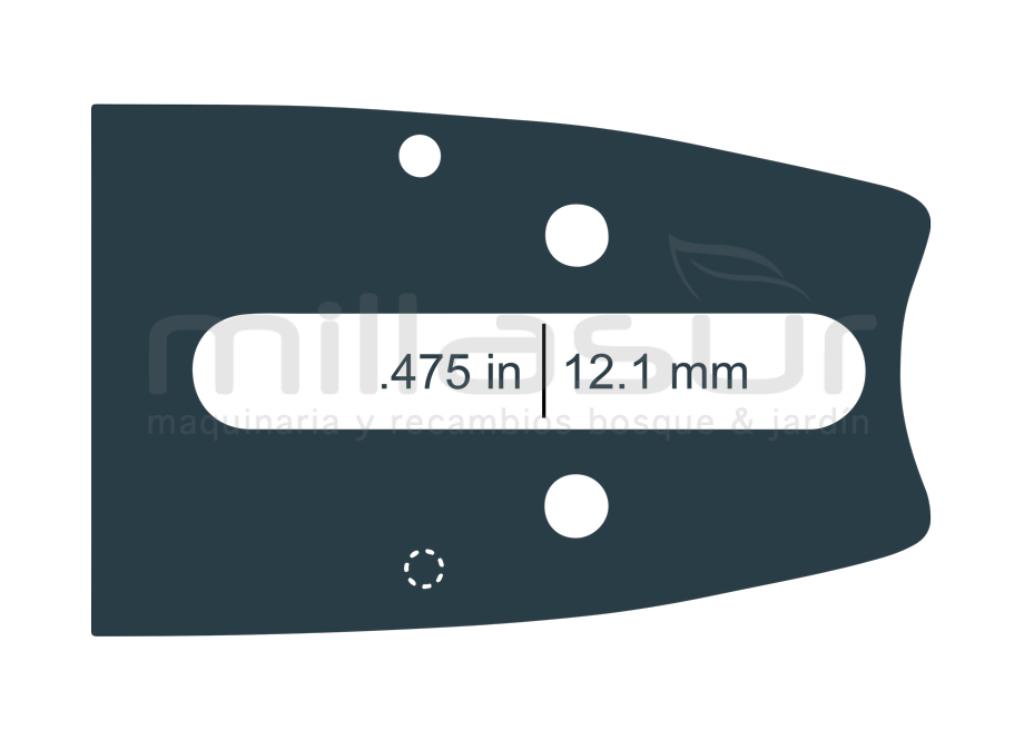 SWORD ANOVA ADAPTABILIDADE LAMINADA STIHL 18" - 3/8 - .063 1,6mm - 66E - foto 1