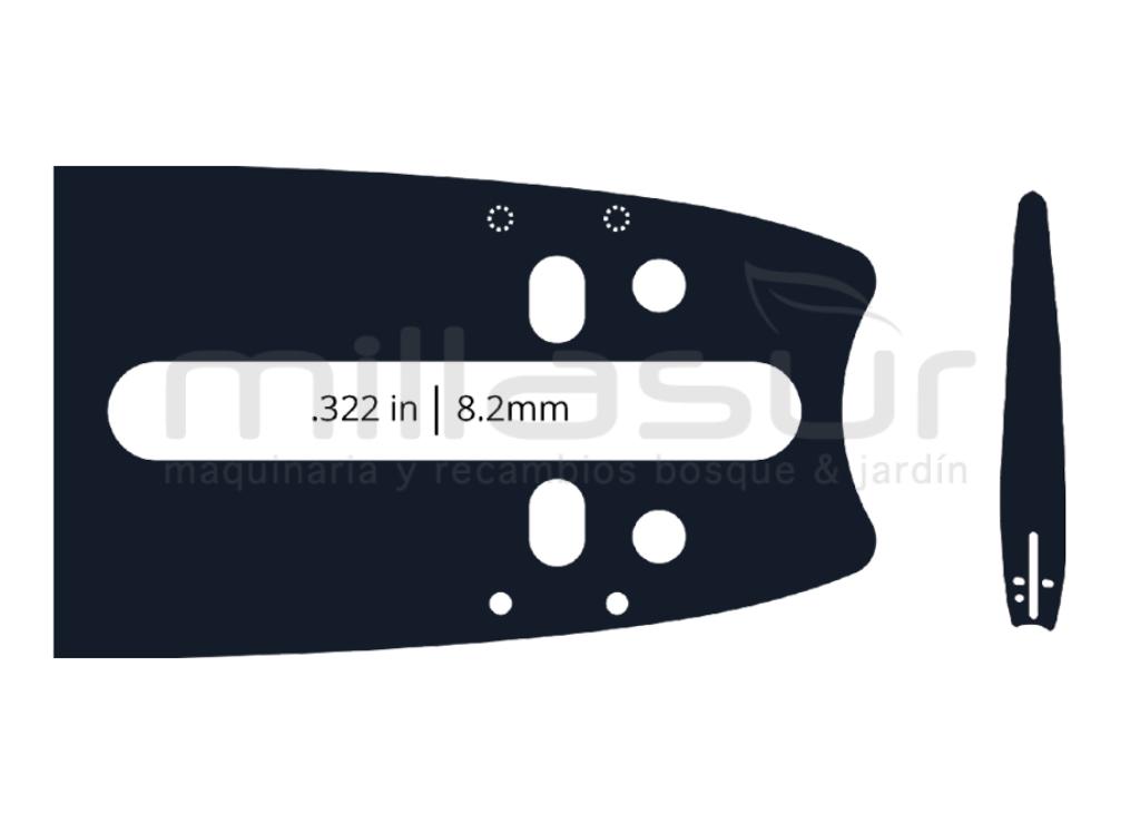 SWORD ANOVA ATENÇÃO UNIVERSAL ADAPTÁVEL 12" - 1/4" - 0,50 1,3mm - 64E-66E - foto 1
