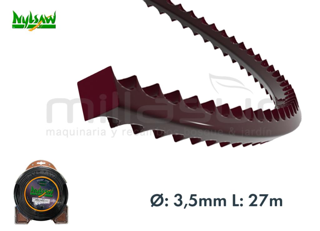 DISPENSOR NYLSAW "SHARK TOOTH" DISPENSOR NYLSAW 3.5mm x 27m - foto 1