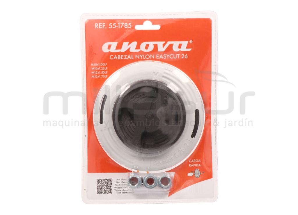 NYLON HEAD ANOVA TAP-N-GO QUICK LOAD EASYCUT 26 - COM 4 ADAPTADORES - foto 1