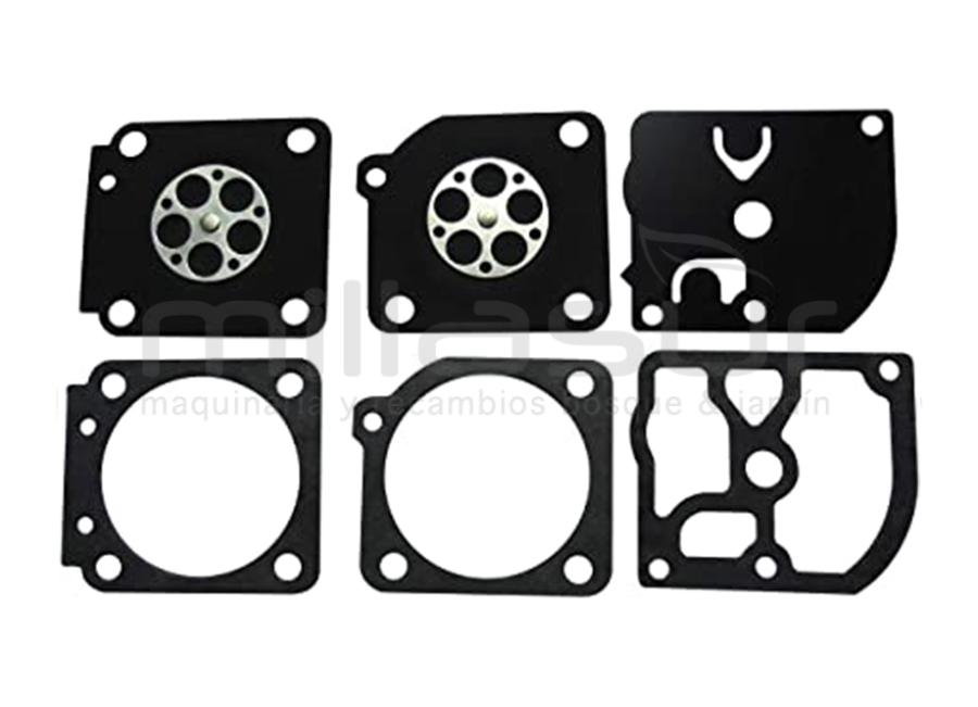 KIT ORIGINAL DE REPARAÇÃO ZAMA DIAPHRAGM PARA HUSQVARNA 41R, 241RJ, 322L, 322L, ...