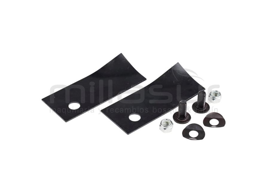 CONJUNTO DE LÂMINAS DE CORTADOR DE RELVA ADAPTÁVEIS A ROVER