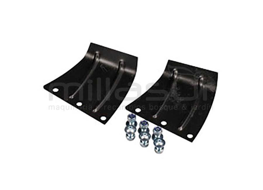 LÂMINA SET MOWER LÂMINAS 121 MM SUITÍVEL PARA AL-KO T750, T750 R, T800, T800, ...
