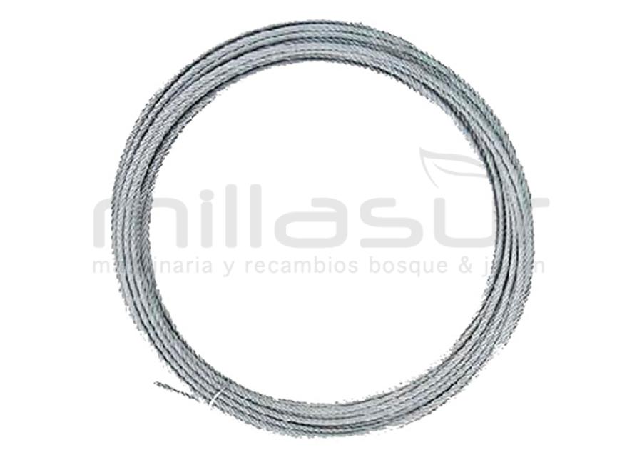 TIPO DE ROLHAS DE CABLAGEM DE CABLAGEM BRANCADA 2 mm X 25 m. (19 FIOS)