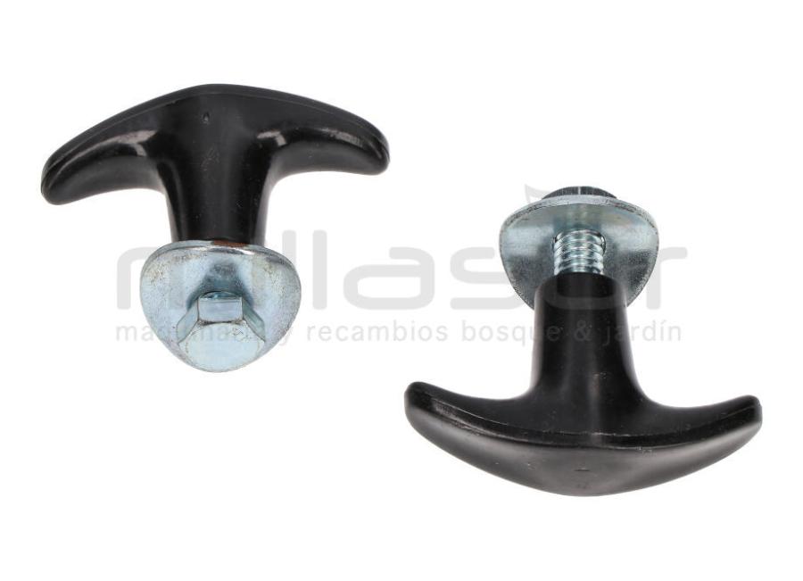 CONJUNTO DE 2 PARAFUSOS DO GUIADOR COM PORCA MTD