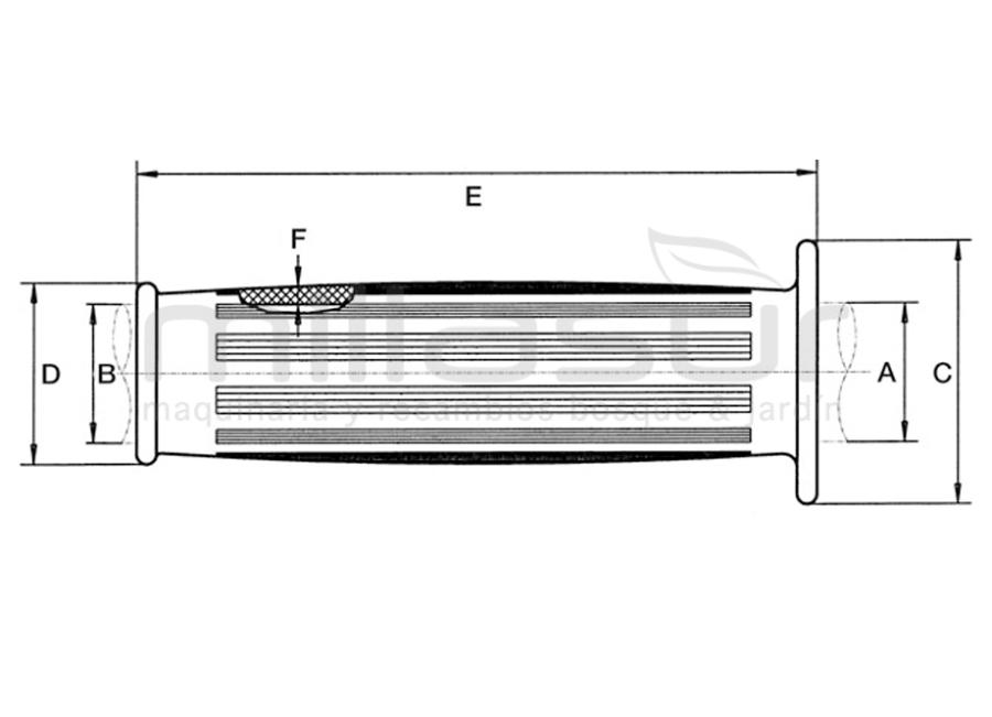PUNHO DE GUIADOR 855-10,4 KS