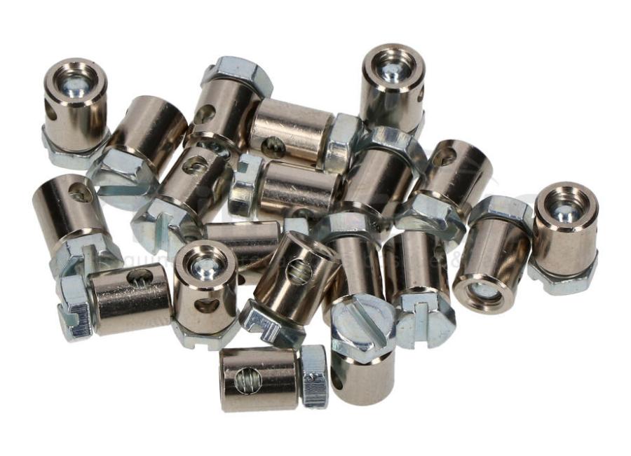 Saco de 20 CABLE TERMINALS M4x7 mm