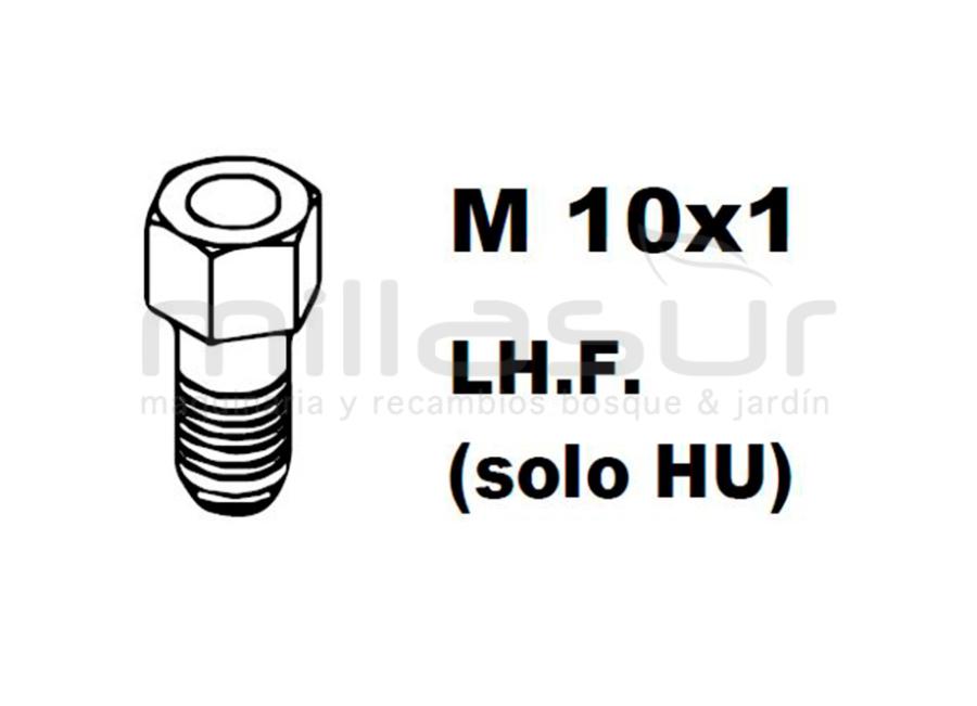 ADAPTO PT130 10x1,00 Esquerda/Feminina (SOLO HUSQVARNA )