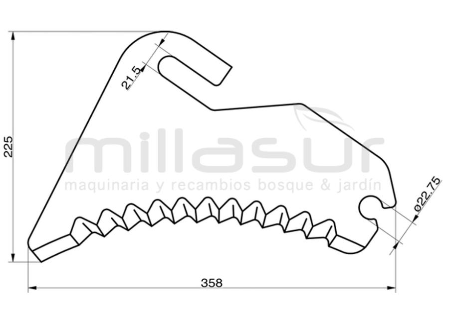 ENFARDADEIRA DE FARDOS ADEQUADA PARA MC HALE F540, F5400C, F550, ...