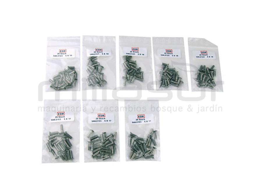 CONJUNTO DE REBITES PENTE CORTADOR DE RELVA 2 ESM