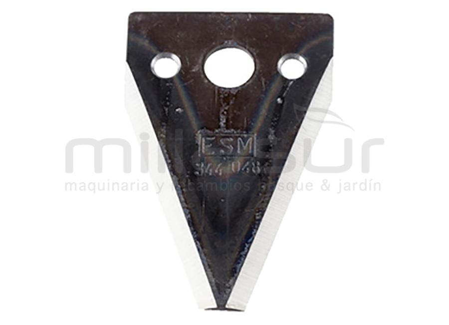 ESM STRAIGHT KNIFE (80x50,7x2mm - 32mm entre furos)