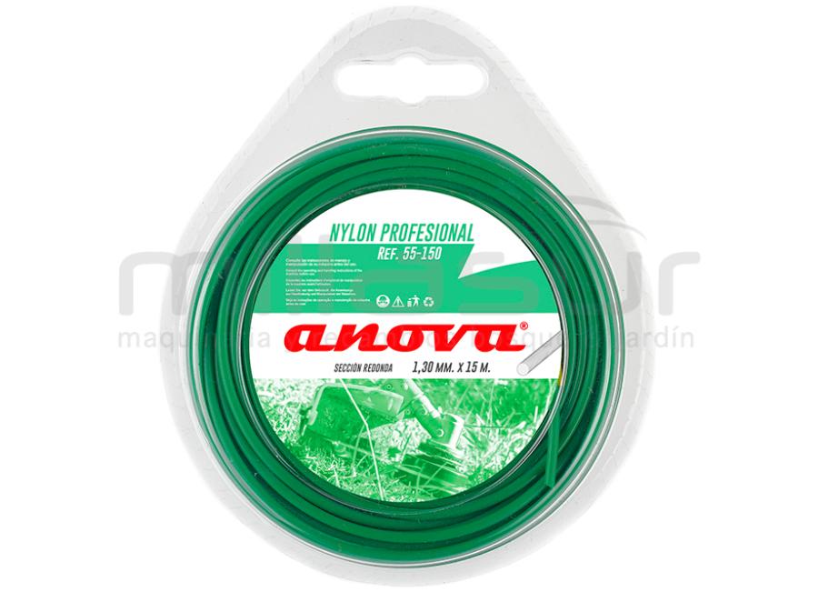 NYLON REDONDO ANOVA BLISTER 1.30mm x 15m