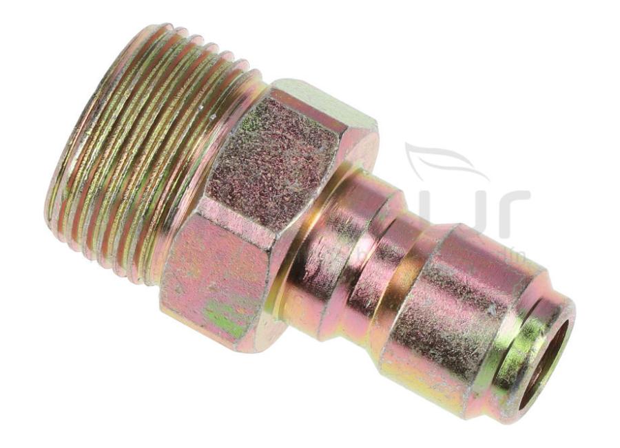 CONECTOR DA MANGUEIRA DE LAVAGEM DE PRESSÃO 3/8" MACHO DE LIBERTAÇÃO RÁPIDA - 22MM MACHO