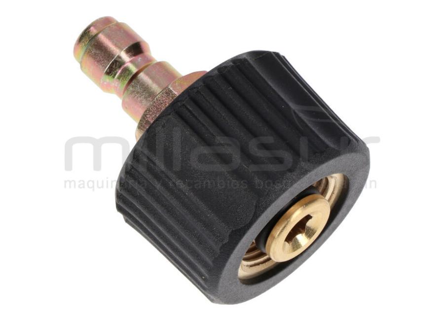 CONECTOR DA MANGUEIRA DE LAVAGEM DE PRESSÃO 22MM FÊMEA - ACOPLADOR RÁPIDO MACHO DE 1/4