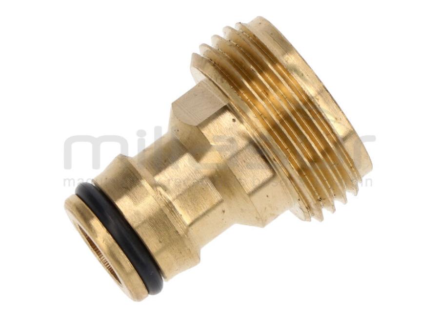 CONECTOR DE MANGUEIRA DE LATÃO PARA TORNEIRA MACHO DE 3/4" - FICHA DE LIBERTAÇÃO RÁPIDA